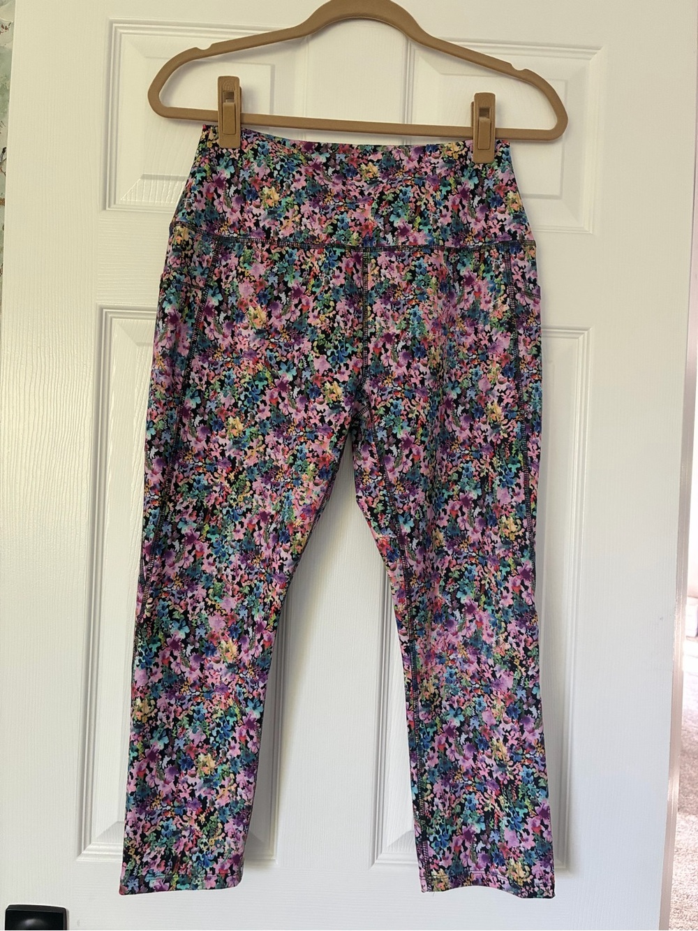 Multi-Color Floral Print Leggings by RBX